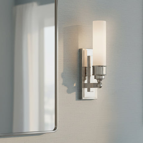 Connor 1 Light Wall Sconce 15" for Modern home with Gray Textured Walls