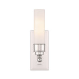 Connor 1 Light Wall Sconce 15", Polished Nickel