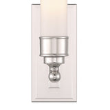 Connor 1 Light Wall Sconce 15", Polished Nickel
