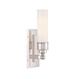 Connor 1 Light Wall Sconce 15", Polished Nickel