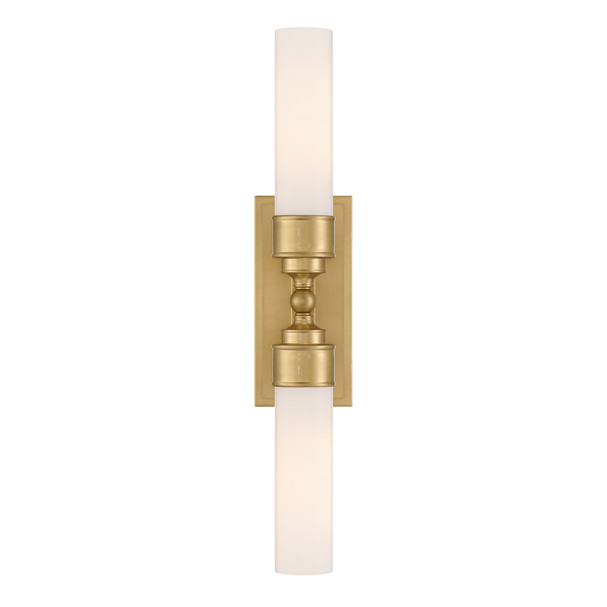 Connor 2 Light Wall Sconce 25", Aged Brass