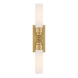 Connor 2 Light Wall Sconce 25", Aged Brass