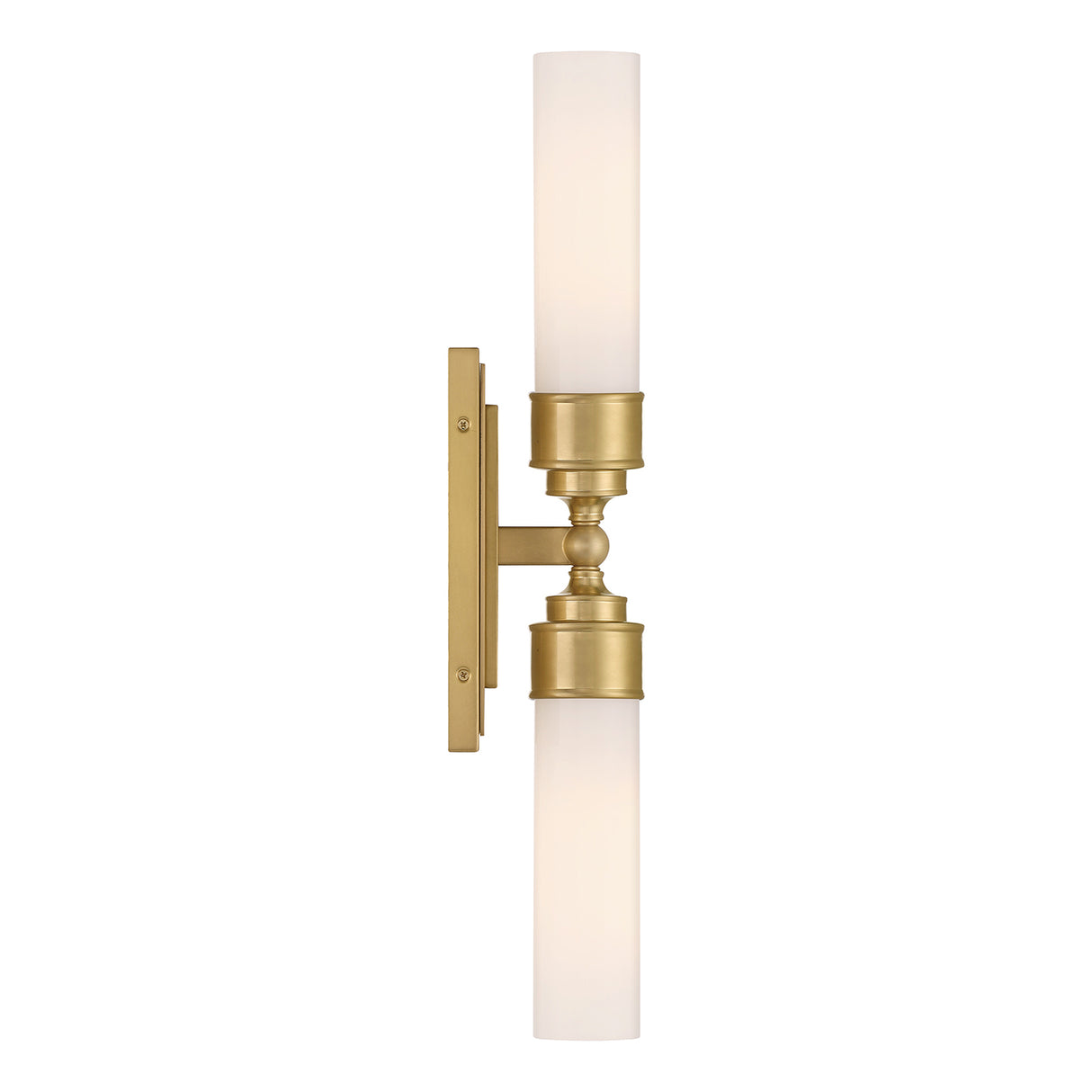 Connor 2 Light Wall Sconce 25", Aged Brass
