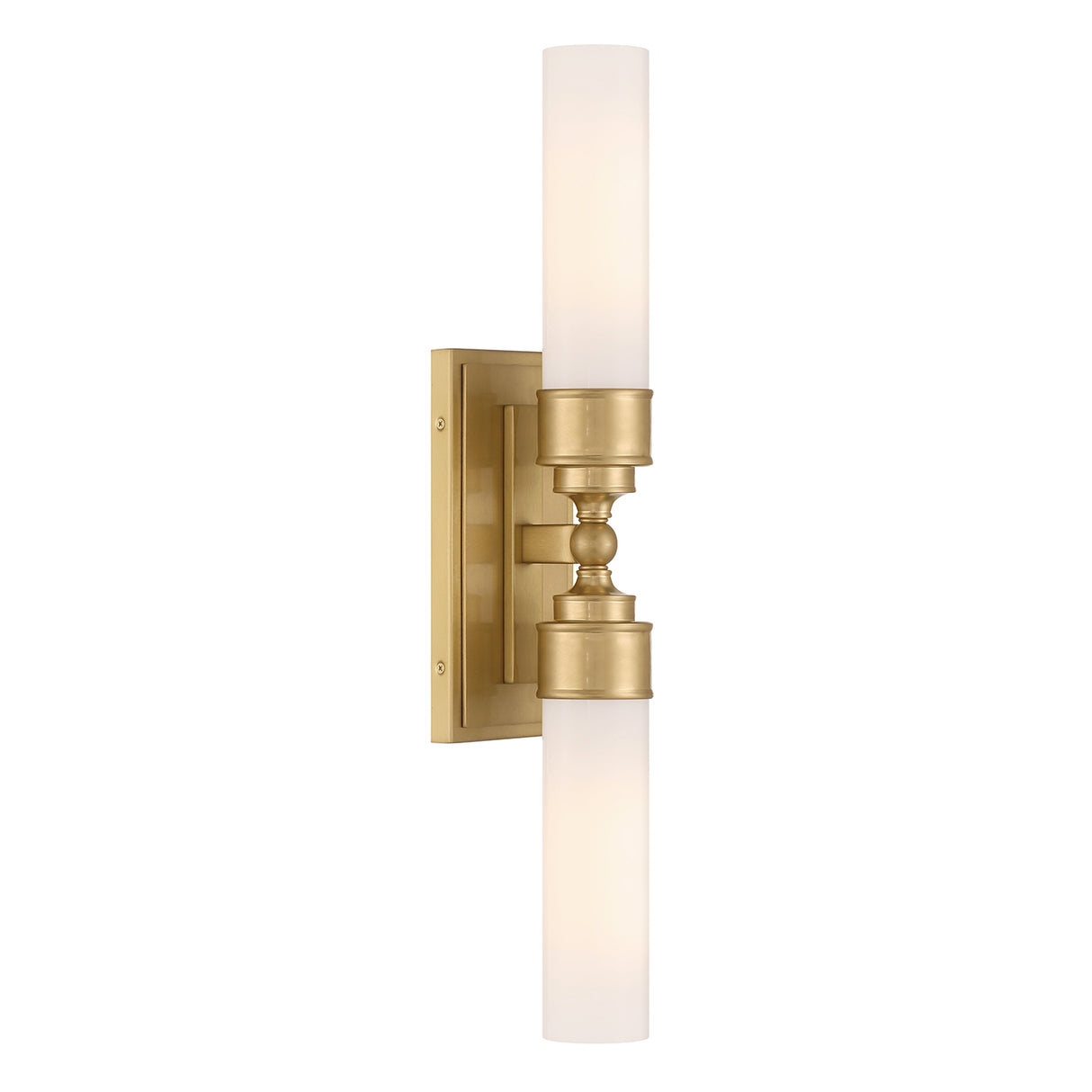 Connor 2 Light Wall Sconce 25", Aged Brass
