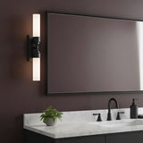 Connor 2 Light Wall Sconce 25" for Modern home with Dark walls