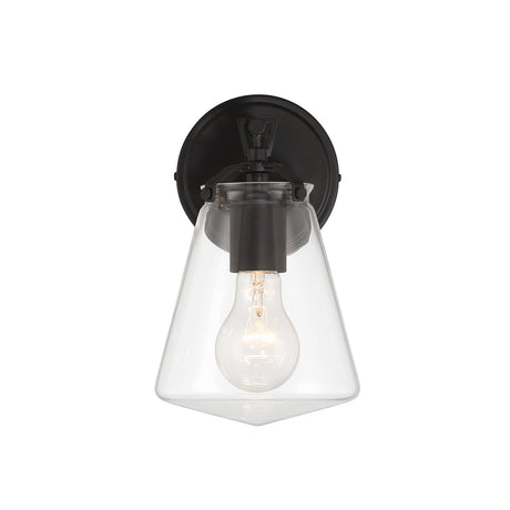 Addison Wall Sconce, Matte Black