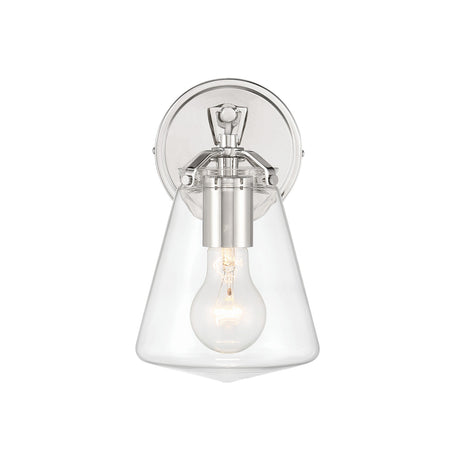Addison Wall Sconce, Polished Nickel
