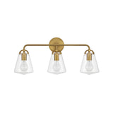 Addison 3 Light Vanity Light, Brass