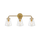 Addison 3 Light Vanity Light, Brass