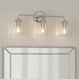 Addison 3 Light Vanity Light, Polished Nickel