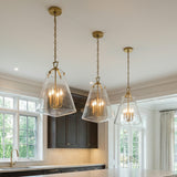 Addison Large Pendant 15" for Transitional home with White Siding