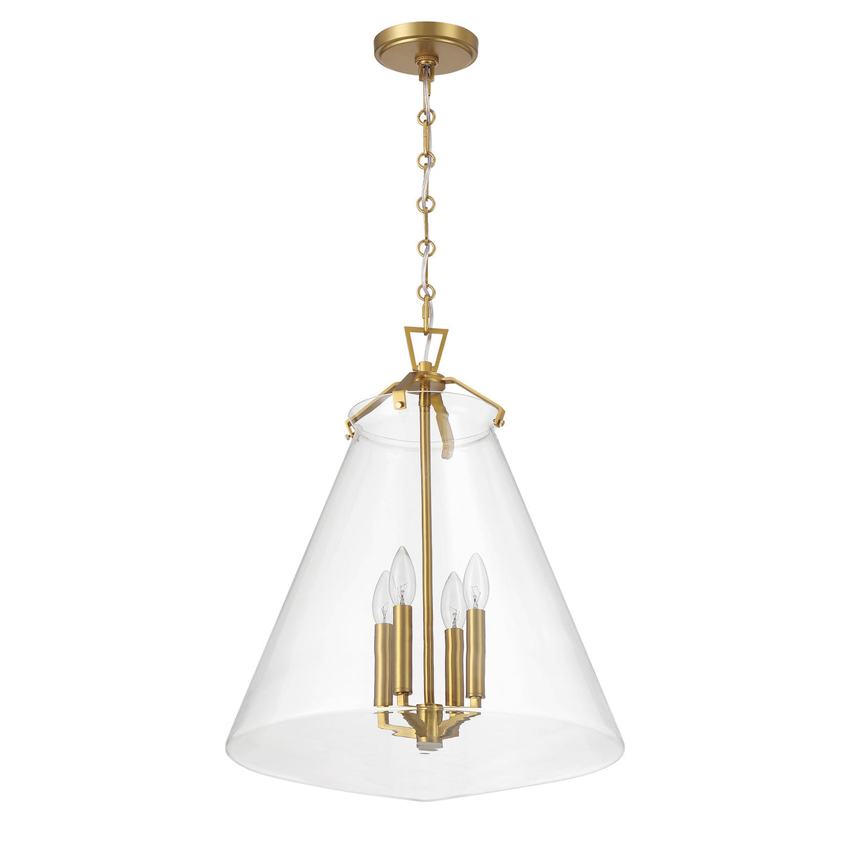 Addison Extra Large Pendant 18", Brass