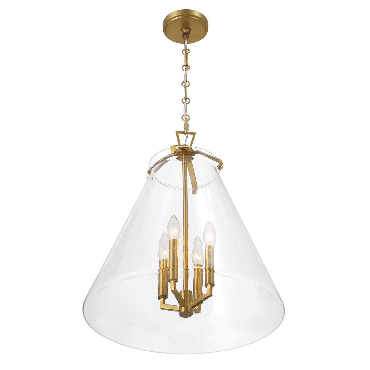Addison Extra Large Pendant 18", Brass