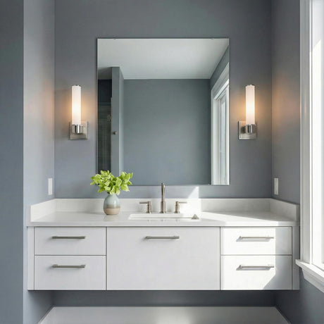 Griffin 1 Light Vanity 12", Satin Nickel