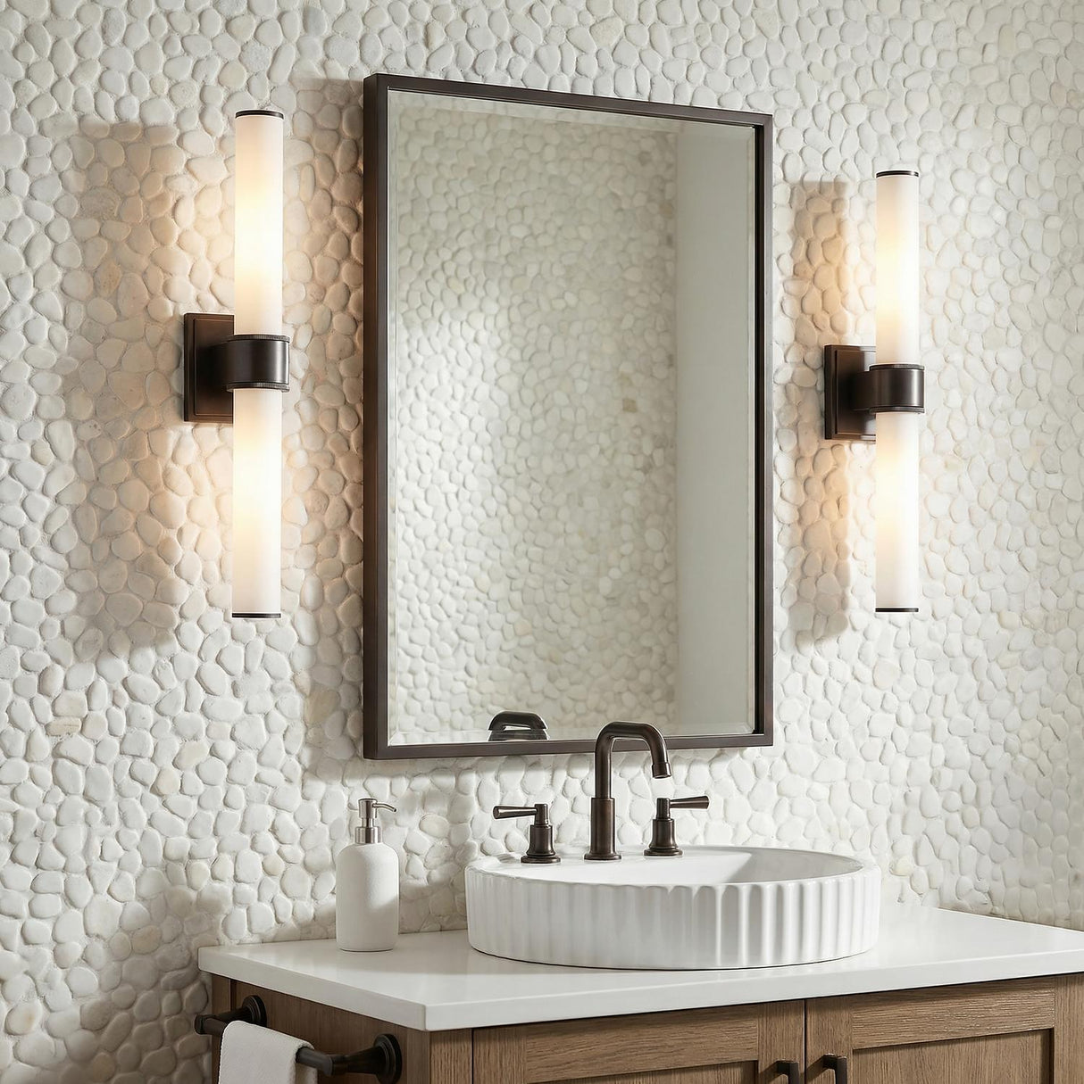 Griffin 2 Light Vanity 20", Old Bronze
