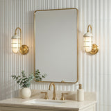 Sawyer Wall Sconce 13" for Transitional home with White Tile