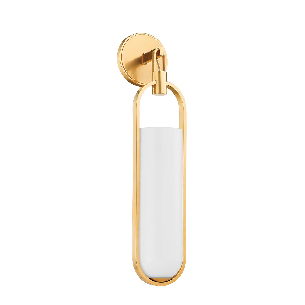 Micah LED Wall Sconce 22", Aged Brass