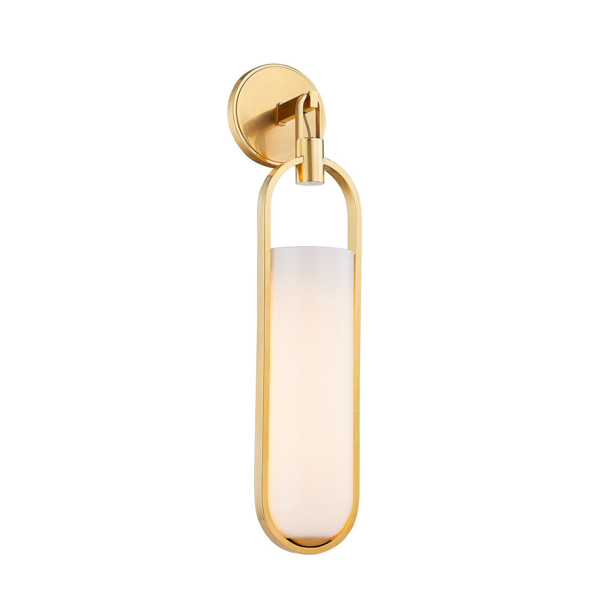 Micah LED Wall Sconce 22", Aged Brass