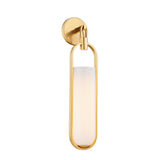 Micah LED Wall Sconce 22", Aged Brass