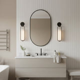 Micah LED Wall Sconce 22" for Modern home with White Shiplap