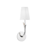 Magnolia Single Wall Sconce, Polished Nickel