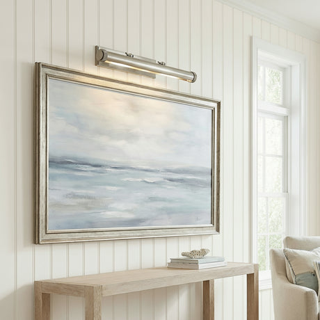Graham Large Picture Light for Coastal home with White Shiplap