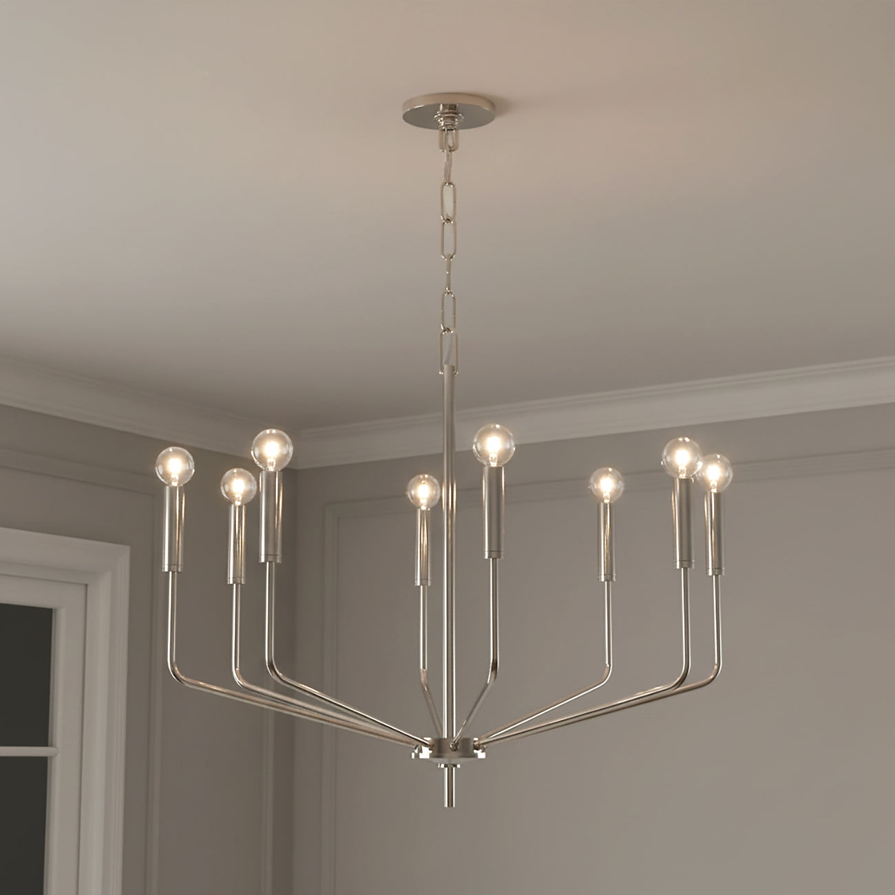 Hollis 8 Light Chandelier 30