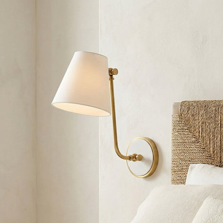 Milton Wall Sconce 15" for Transitional home with Beige Walls