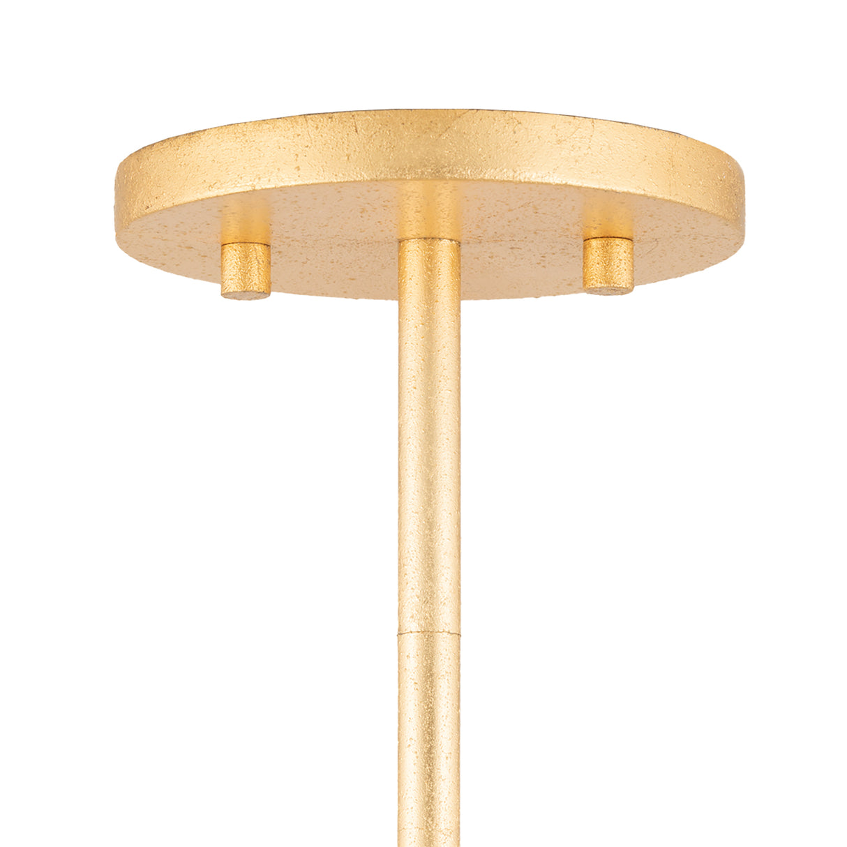 Flora 8 Light Chandelier 24", Gold Leaf