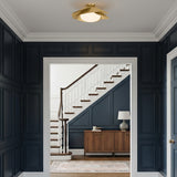 Lola Flush Mount 22 for Transitional home with Navy Walls