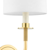 Marlowe Wall Sconce 14", Aged Brass