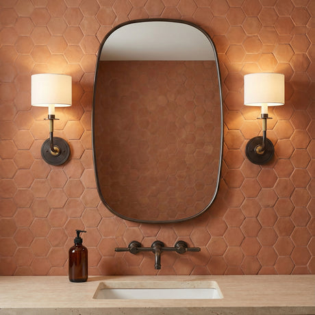Marlowe Wall Sconce 14" for Transitional home with Terracotta Tile