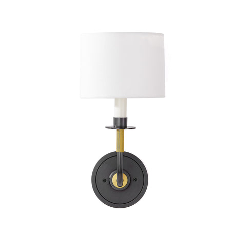 Marlowe Wall Sconce 14", Old Bronze with Brass Accents