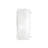 Kira Wall Sconce 13", Polished Nickel and Glass