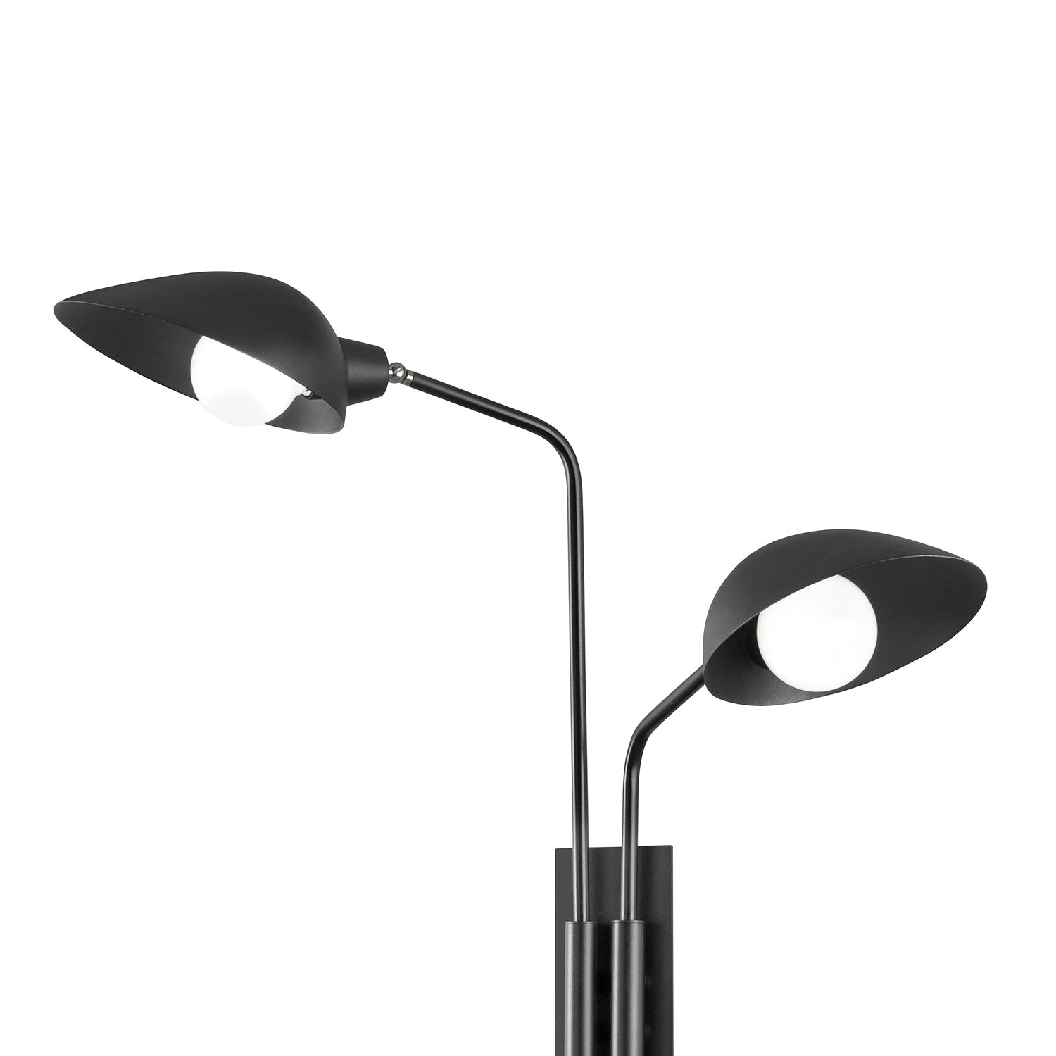Royce Plug-in Wall Sconce, Soft Black