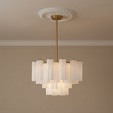Grace 9 Light Chandelier 22" for Transitional home with Beige Walls