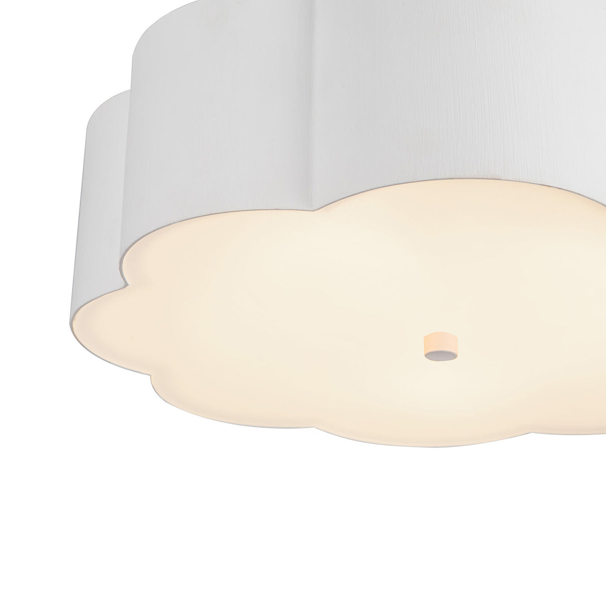 Shana Flush Mount 14", Antique White