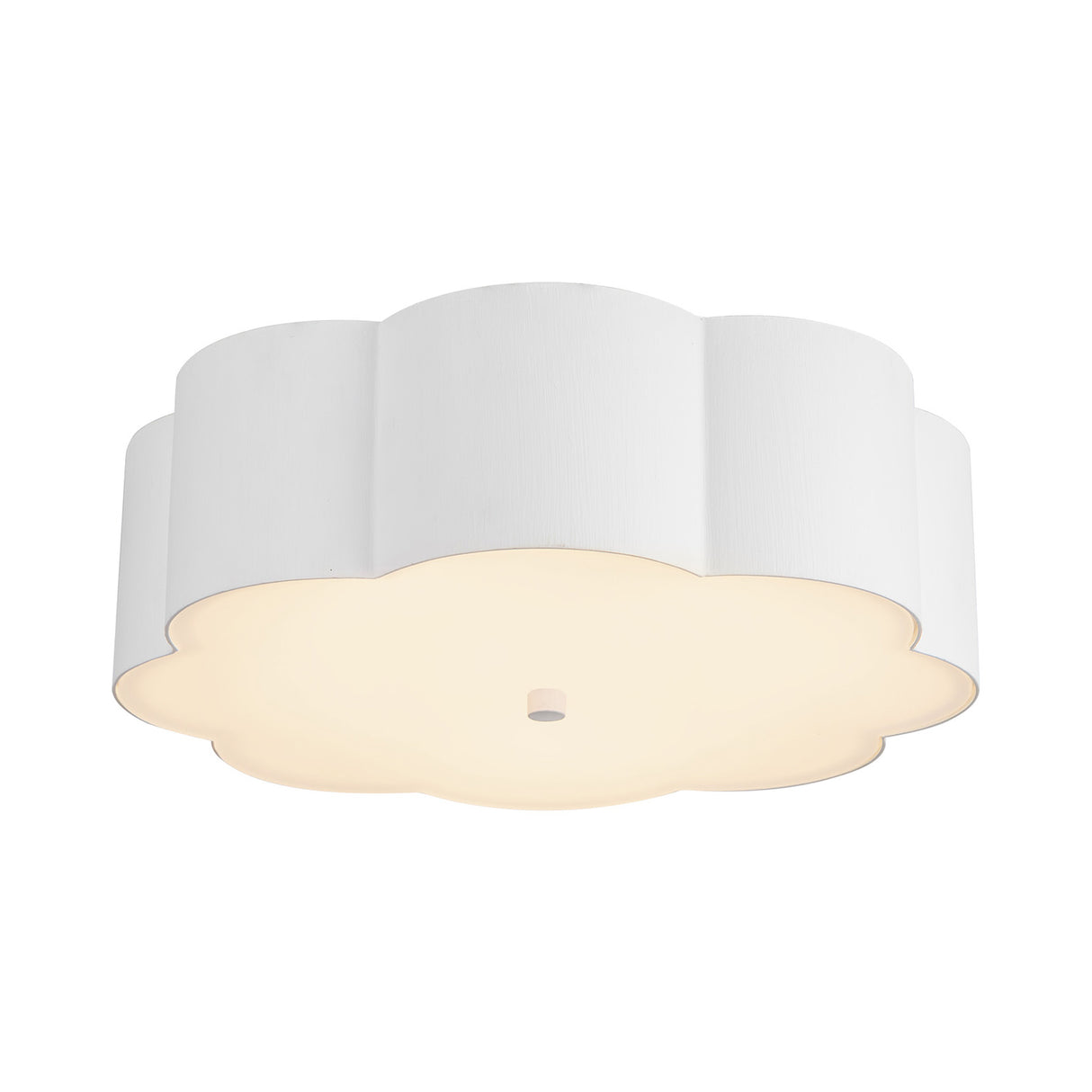 Shana Flush Mount 14", Antique White