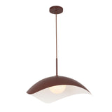 Presley Pendant 22", Maroon