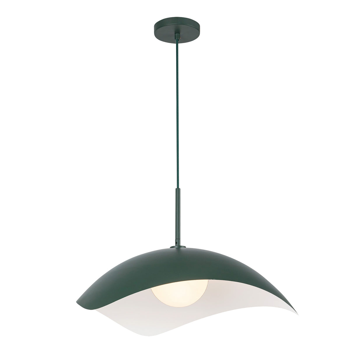 Presley Pendant 22", Hunter Green