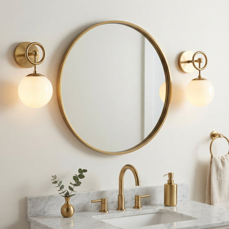 Tristen Wall Sconce 12" for Modern home with White Walls