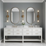 Shiloh 2 Light LED Wall Sconce 23" for Modern home with Gray Walls