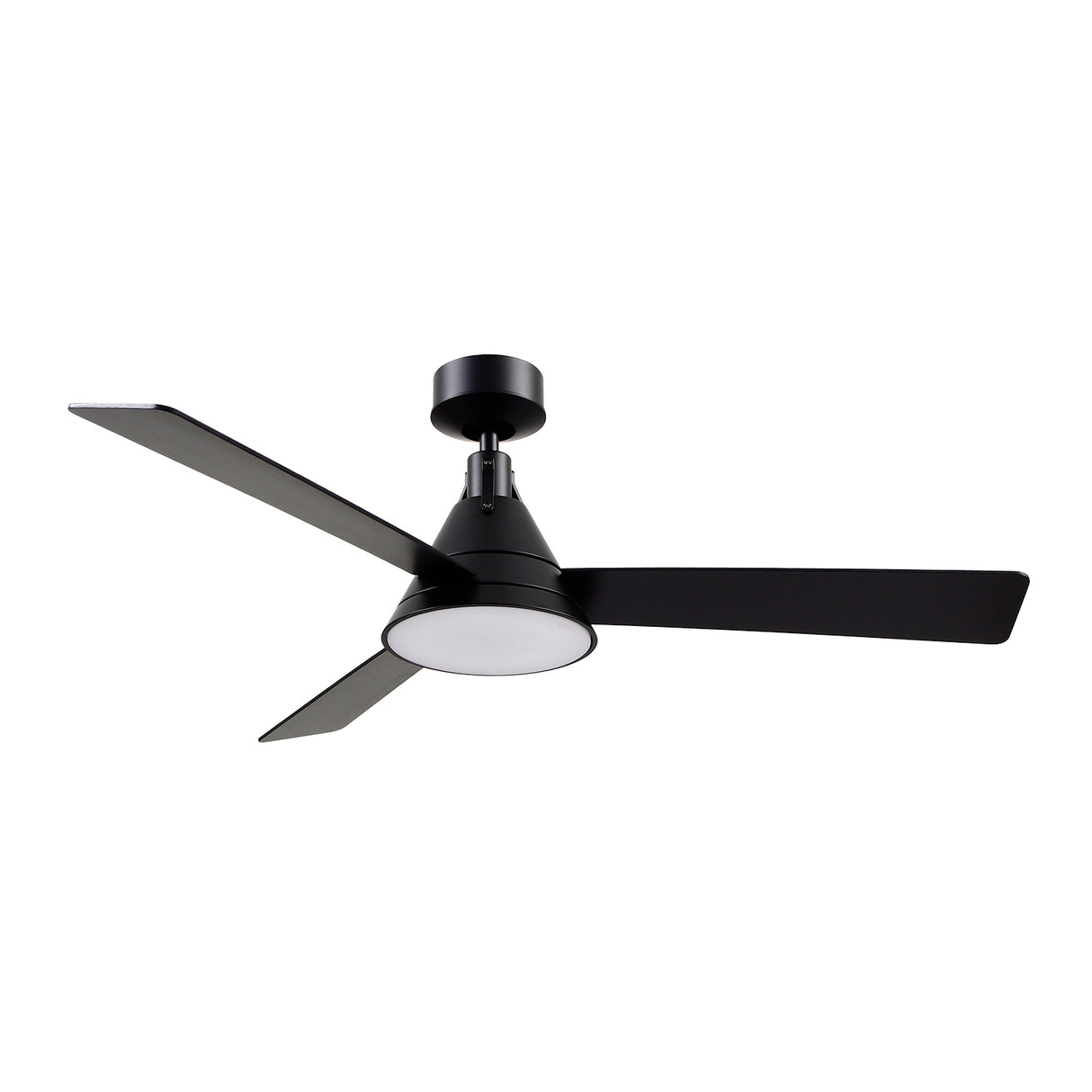Monroe Ceiling Fan 54", Matte Black with LED Light, 6-Speed Reversible Air Flow, Remote Control