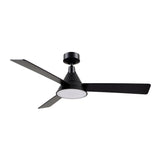 Monroe Ceiling Fan 54", Matte Black with LED Light, 6-Speed Reversible Air Flow, Remote Control