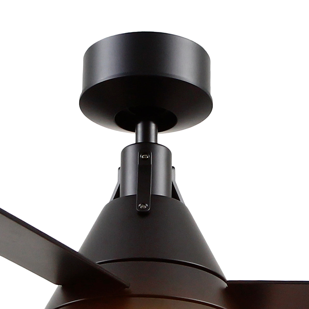 Monroe Ceiling Fan 54", Matte Black with LED Light, 6-Speed Reversible Air Flow, Remote Control