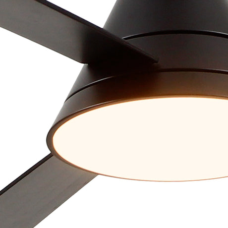 Monroe LED Ceiling Fan 54", Matte Black