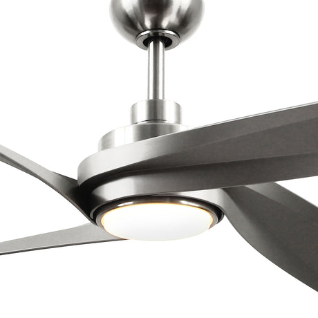 Largo LED Ceiling Fan 56", Brushed Nickel