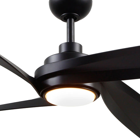 Largo LED Ceiling Fan 56", Matte Black