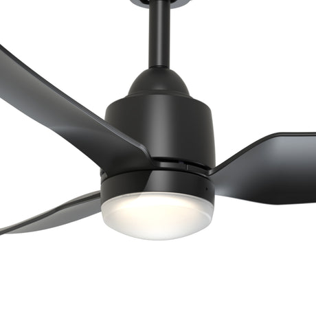 Kent LED Outdoor Ceiling Fan with Light 42", Matte Black
