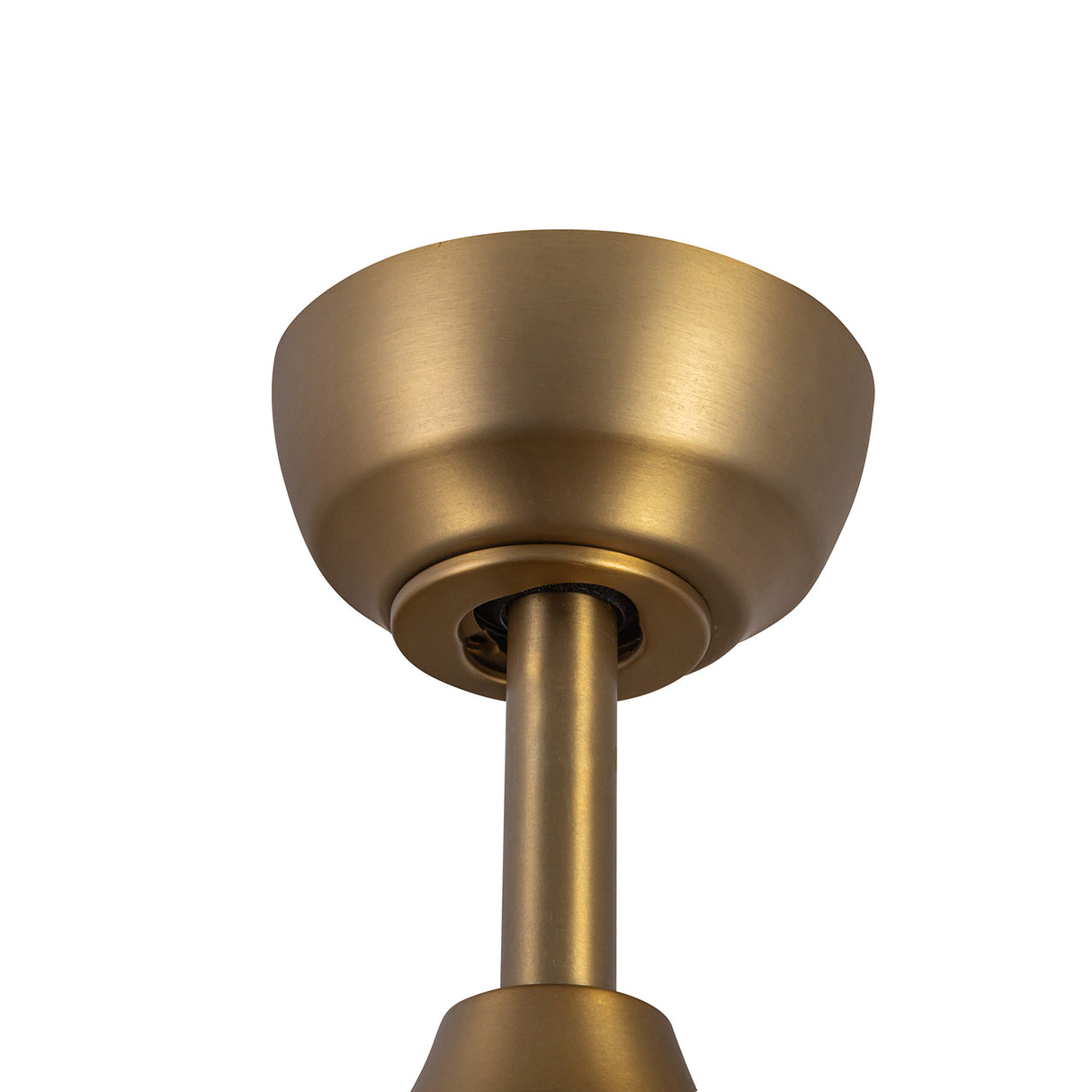 Lorain LED Light Ceiling Fan 54", Brushed Brass and Matte Black Smart Fan, 3-Speed, Reversible, High Performance Air Flow